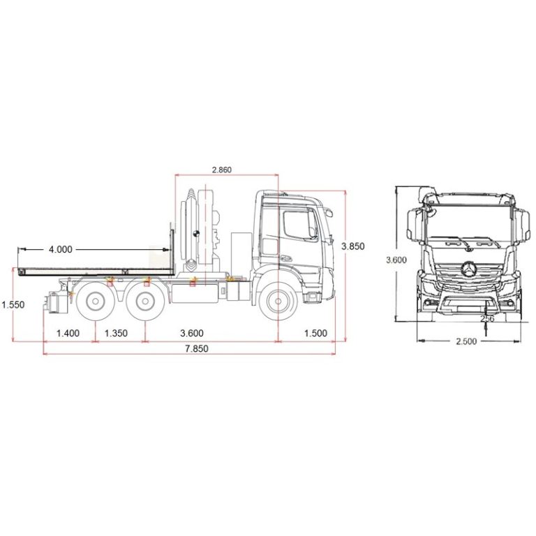 Esquema-Tractora-MERCEDES-BENZ-4063-con-GRUA-y-CAJA