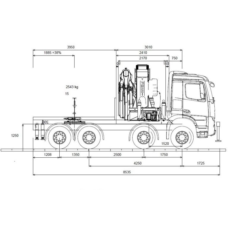 EsquemaTractora-Grua-MERCEDES-BENZ-4151