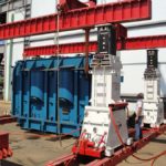 Pórtico LIFT SYSTEMS 450 Tn para carga de maquinaria